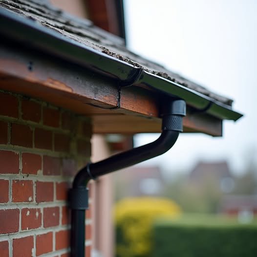 image of leaking guttering that can damage your home